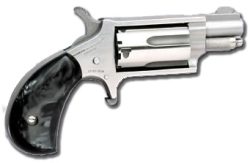 NORTH AMERICAN ARMS MINI 22MAG REV 1-1/8 SS BLKPRL